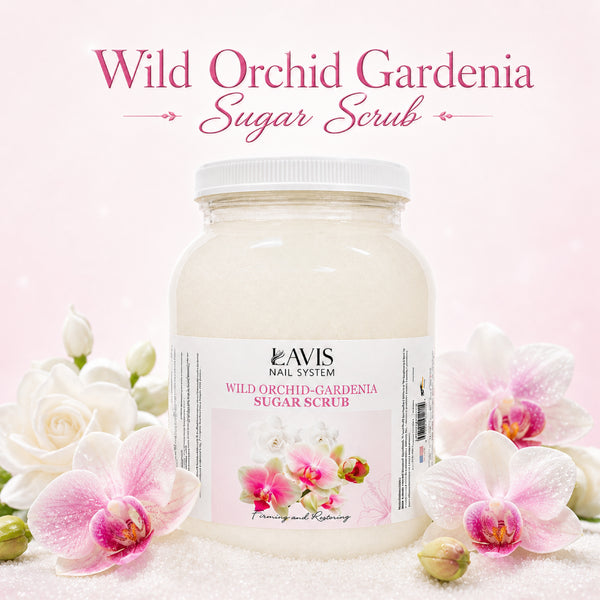 LAVIS - Wild Orchid Gardenia - Sugar Scrub for Pedicure - 1 gallon