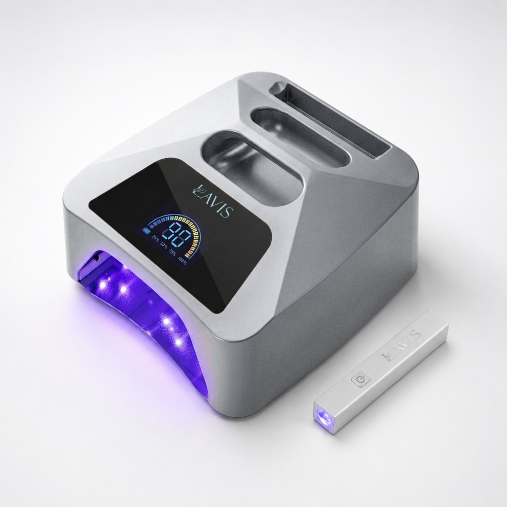 LAVIS 2in1 LED/UV Nail Lamp Vol 2 - Silver