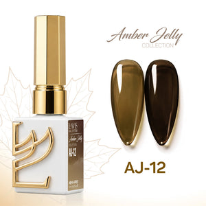 LAVIS Set 12 Colors - Gel Polish 0.5 oz - Amber Jelly Collection