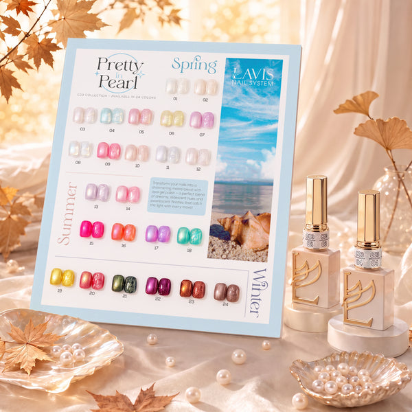 LAVIS C03 - Gel Polish 0.5 oz - Pretty in Pearl Collection