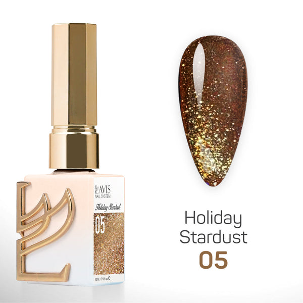 LAVIS Glitter 05 - Gel Polish 0.5 oz - Holiday Stardust Collection