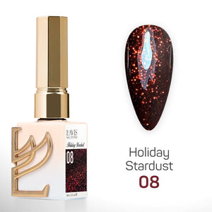 LAVIS Glitter 08 - Gel Polish 0.5 oz - Holiday Stardust Collection