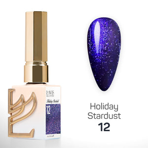 LAVIS Glitter 12 - Gel Polish 0.5 oz - Holiday Stardust Collection