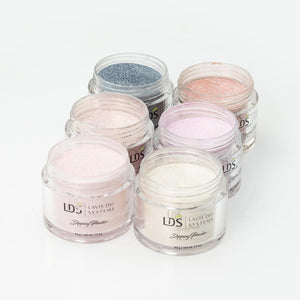  LDS Bridal Collection 1oz/ea (06 Colors): 153, 154, 155, 156, 157, 158 by LDS sold by DTK Nail Supply