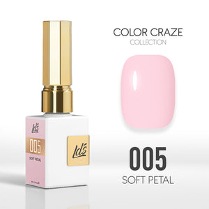  LDS Color Craze Gel Nail Polish - 005 Soft Petal - 0.5oz by LDS COLOR CRAZE sold by DTK Nail Supply