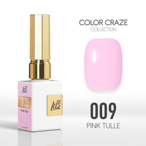  LDS Color Craze Gel Nail Polish - 009 Pink Tulle - 0.5oz by LDS COLOR CRAZE sold by DTK Nail Supply