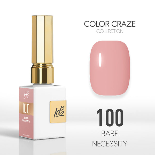  LDS Color Craze Gel Nail Polish - 100 Bare Necessity - 0.5oz by LDS COLOR CRAZE sold by DTK Nail Supply