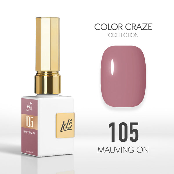  LDS Color Craze Gel Nail Polish - 105 Mauving On - 0.5oz by LDS COLOR CRAZE sold by DTK Nail Supply