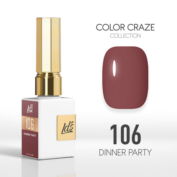  LDS Color Craze Gel Nail Polish - 106 Dinner Party - 0.5oz by LDS COLOR CRAZE sold by DTK Nail Supply