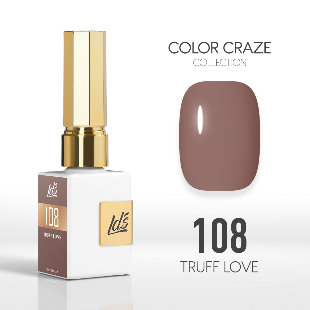  LDS Color Craze Gel Nail Polish - 108 Truff Love - 0.5oz by LDS COLOR CRAZE sold by DTK Nail Supply