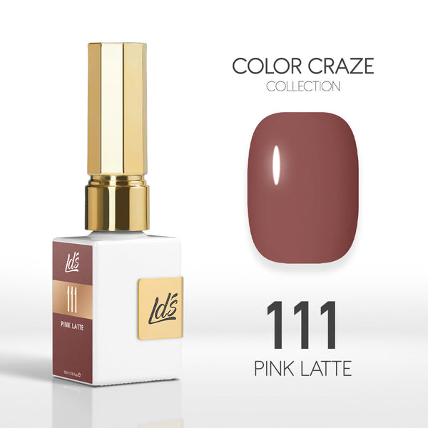  LDS Color Craze Gel Nail Polish - 111 Pink Latte - 0.5oz by LDS COLOR CRAZE sold by DTK Nail Supply