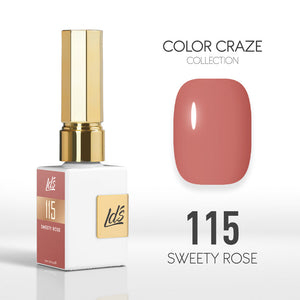  LDS Color Craze Gel Nail Polish - 115 Sweety Rose - 0.5oz by LDS COLOR CRAZE sold by DTK Nail Supply