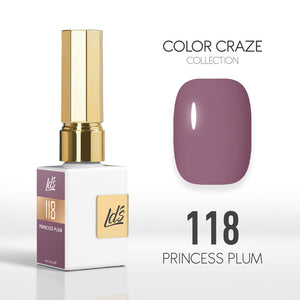  LDS Color Craze Gel Nail Polish - 118 Princess Plum - 0.5oz by LDS COLOR CRAZE sold by DTK Nail Supply