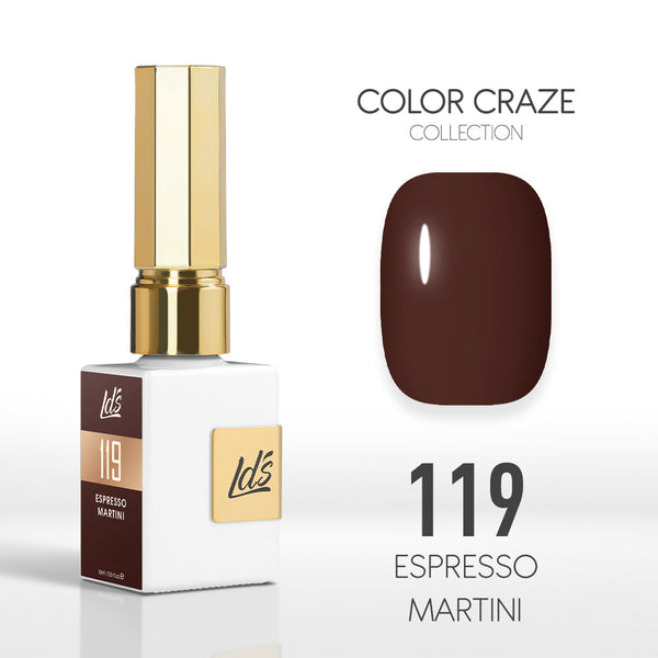  LDS Color Craze Gel Nail Polish - 119 Espresso Martini - 0.5oz by LDS COLOR CRAZE sold by DTK Nail Supply