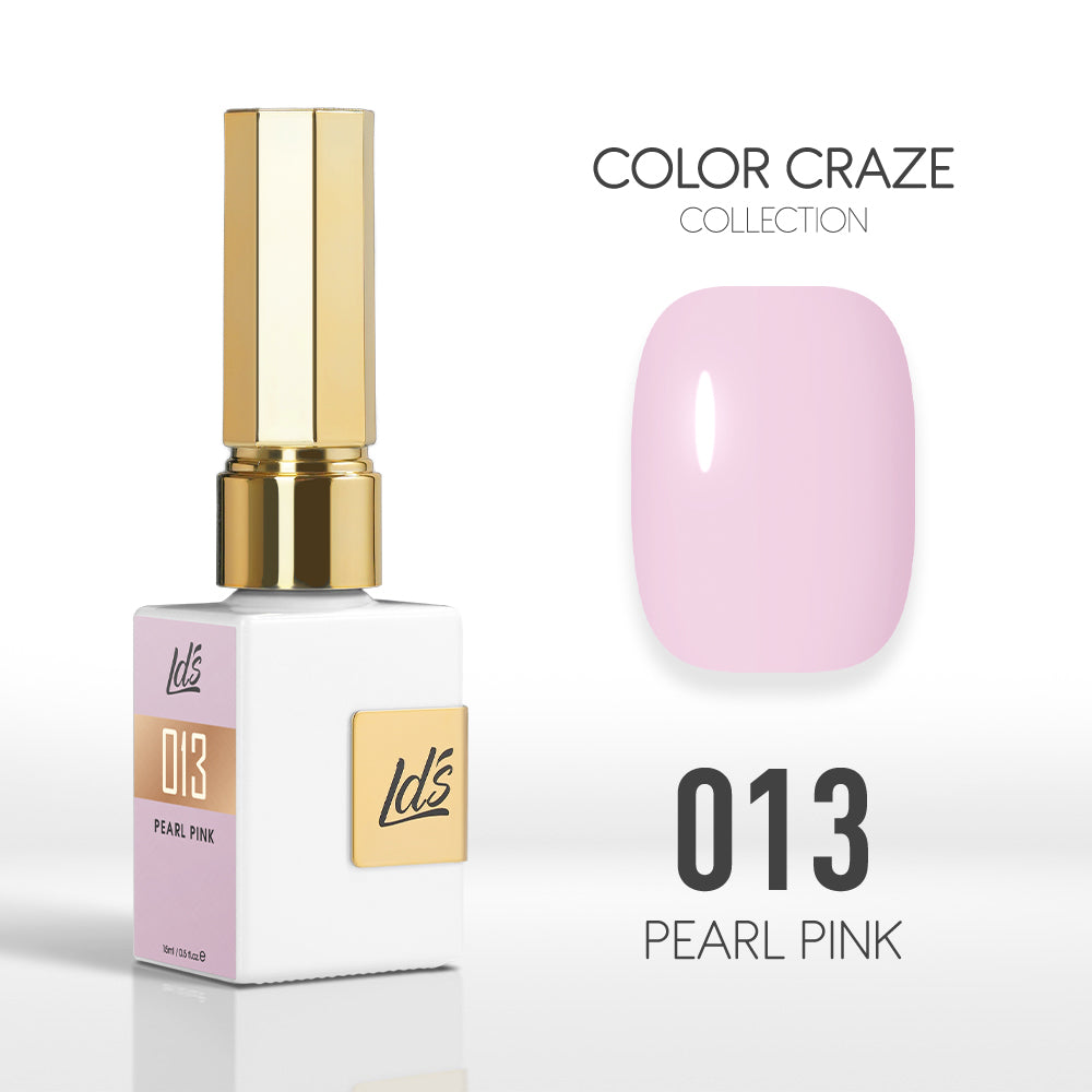  LDS Color Craze Gel Nail Polish - 013 Pearl Pink - 0.5oz by LDS COLOR CRAZE sold by DTK Nail Supply