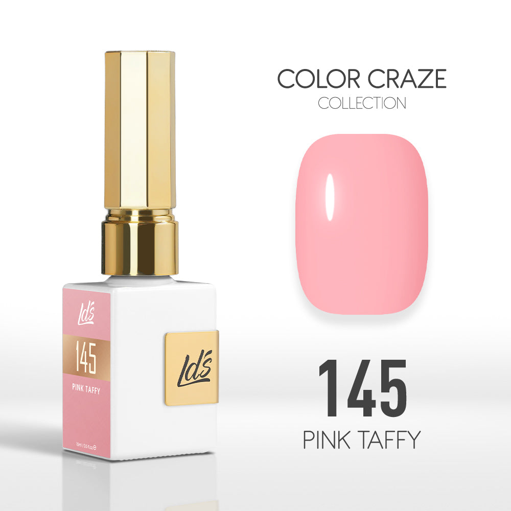  LDS Color Craze Gel Nail Polish - 145 Pink Taffy - 0.5oz by LDS COLOR CRAZE sold by DTK Nail Supply