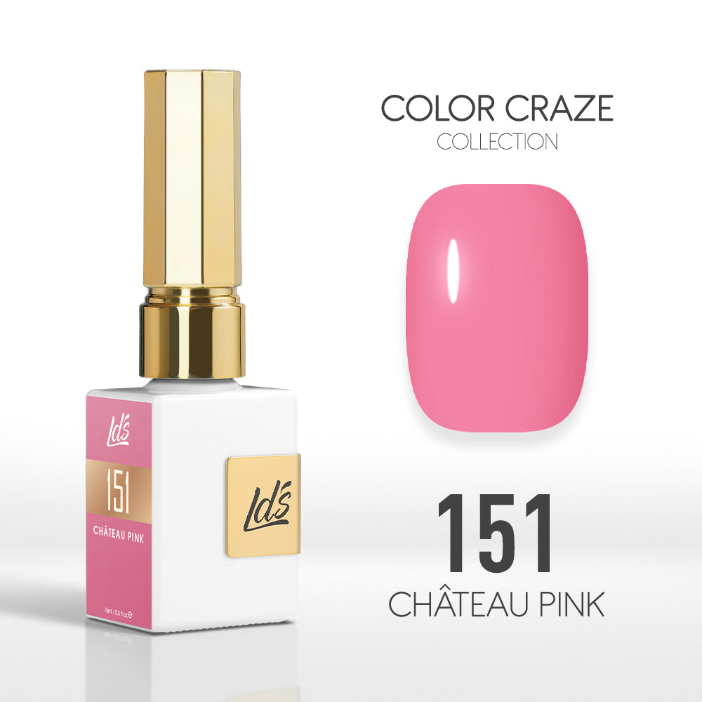 LDS Color Craze Collection - 151 Château Pink - Gel Polish 0.5oz