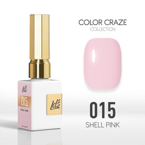  LDS Color Craze Gel Nail Polish - 015 Shell Pink - 0.5oz by LDS COLOR CRAZE sold by DTK Nail Supply