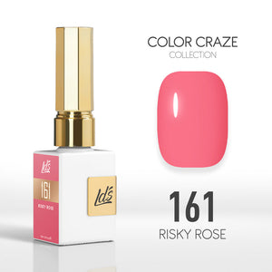 LDS Color Craze Collection - 161 Risky Rose - Gel Polish 0.5oz