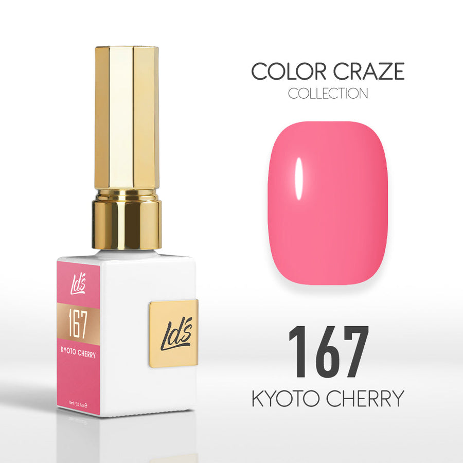LDS Color Craze Collection - 167 Kyoto Cherry - Gel Polish 0.5oz