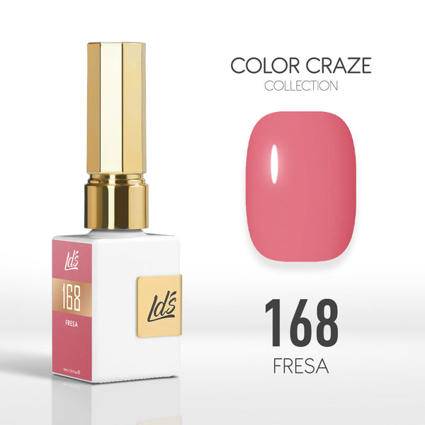  LDS Color Craze Gel Nail Polish - 168 Fresa - 0.5oz by LDS COLOR CRAZE sold by DTK Nail Supply