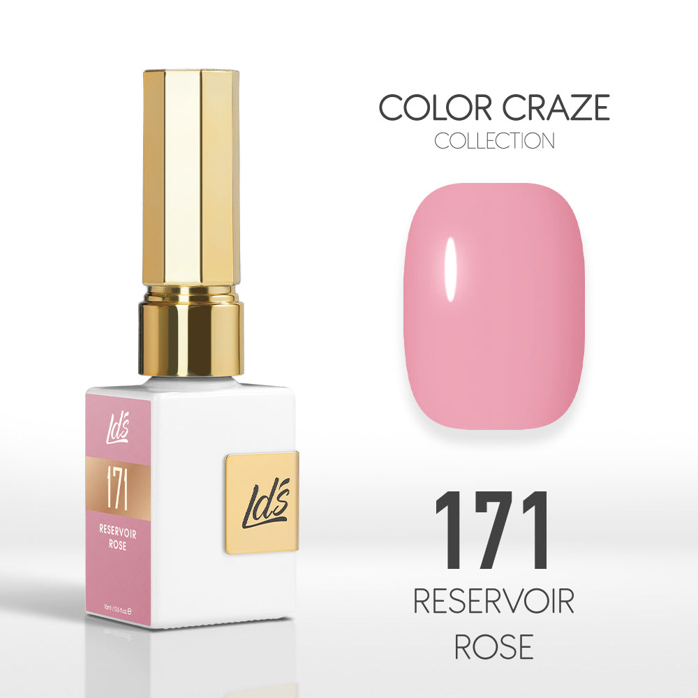  LDS Color Craze Gel Nail Polish - 171 Reservoir Rose - 0.5oz by LDS COLOR CRAZE sold by DTK Nail Supply