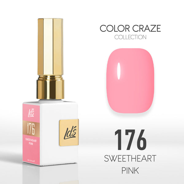  LDS Color Craze Gel Nail Polish - 176 Sweetheart Pink - 0.5oz by LDS COLOR CRAZE sold by DTK Nail Supply