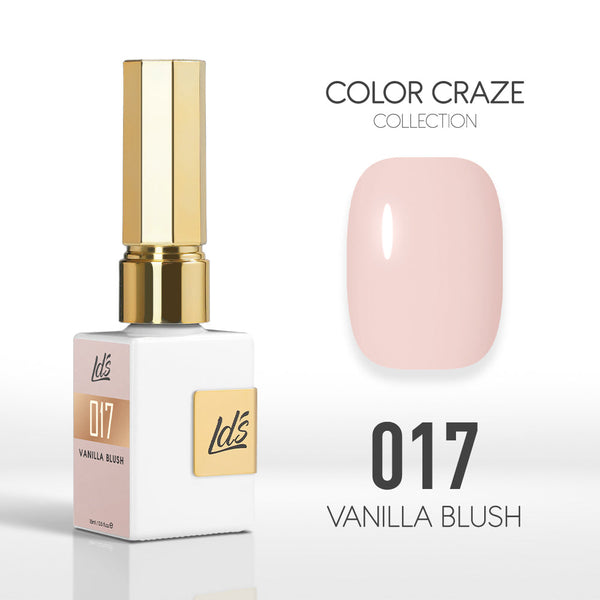  LDS Color Craze Gel Nail Polish - 017 Vanilla Blush - 0.5oz by LDS COLOR CRAZE sold by DTK Nail Supply