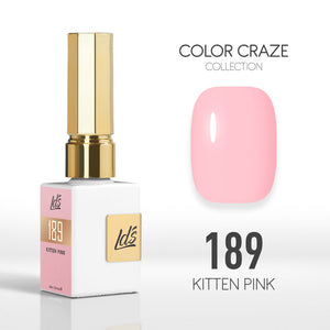  LDS Color Craze Gel Nail Polish - 189 Kitten Pink - 0.5oz by LDS COLOR CRAZE sold by DTK Nail Supply