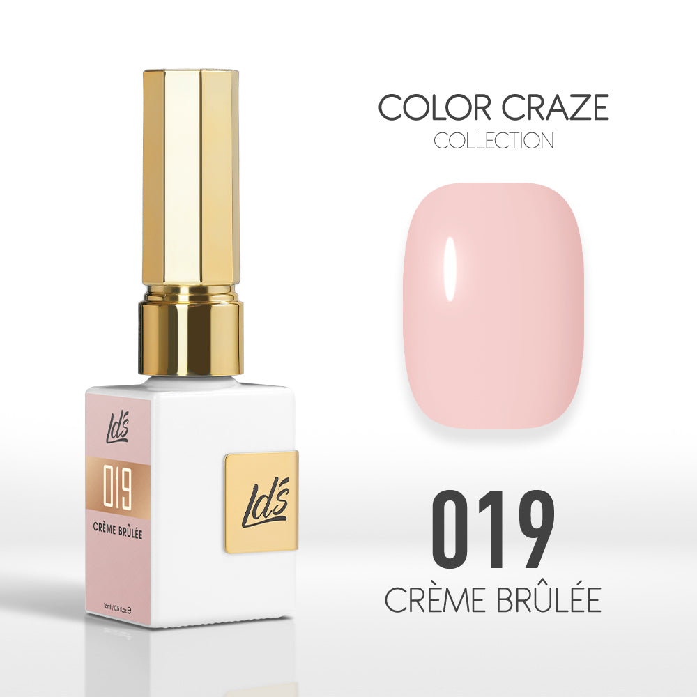  LDS Color Craze Gel Nail Polish - 019 Crème brûlée - 0.5oz by LDS COLOR CRAZE sold by DTK Nail Supply