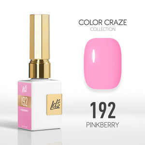  LDS Color Craze Gel Nail Polish - 192 Pinkberry - 0.5oz by LDS COLOR CRAZE sold by DTK Nail Supply