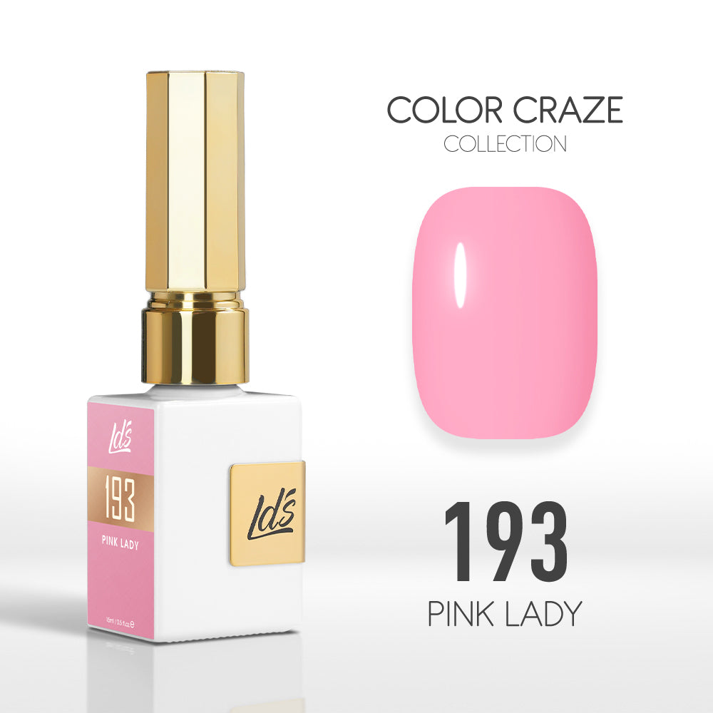  LDS Color Craze Gel Nail Polish - 193 Pink Lady - 0.5oz by LDS COLOR CRAZE sold by DTK Nail Supply