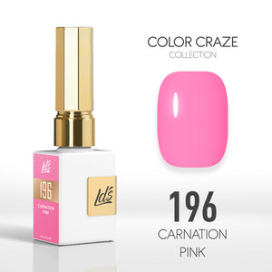  LDS Color Craze Gel Nail Polish - 196 Carnation Pink - 0.5oz by LDS COLOR CRAZE sold by DTK Nail Supply