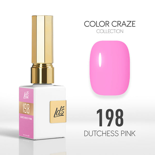  LDS Color Craze Gel Nail Polish - 198 Dutchess Pink - 0.5oz by LDS COLOR CRAZE sold by DTK Nail Supply