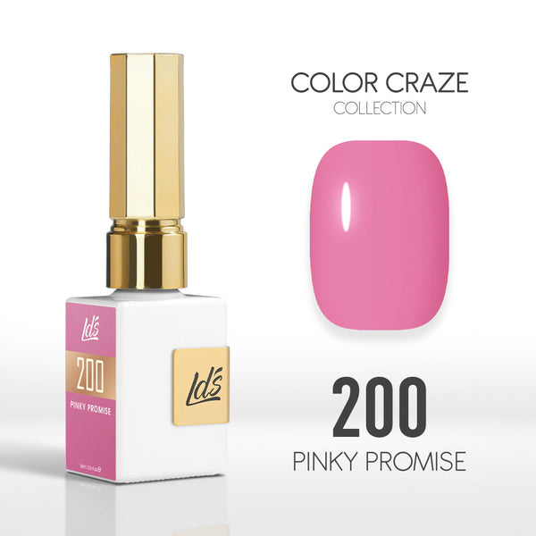  LDS Color Craze Gel Nail Polish - 200 Pinky Promise - 0.5oz by LDS COLOR CRAZE sold by DTK Nail Supply