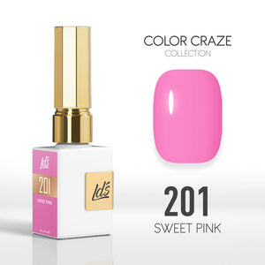  LDS Color Craze Gel Nail Polish - 201 Sweet Pink - 0.5oz by LDS COLOR CRAZE sold by DTK Nail Supply