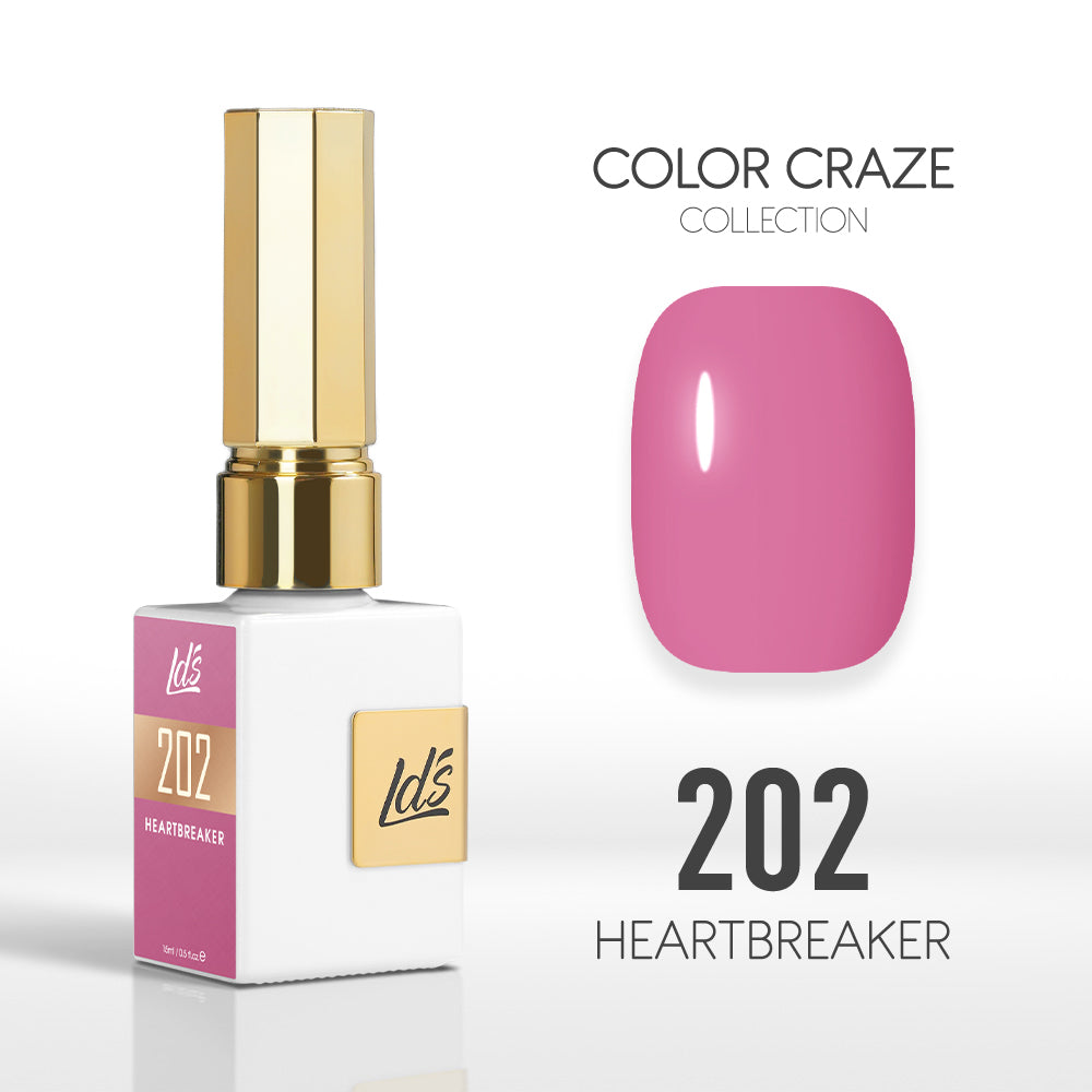  LDS Color Craze Gel Nail Polish - 202 Heartbreaker - 0.5oz by LDS COLOR CRAZE sold by DTK Nail Supply