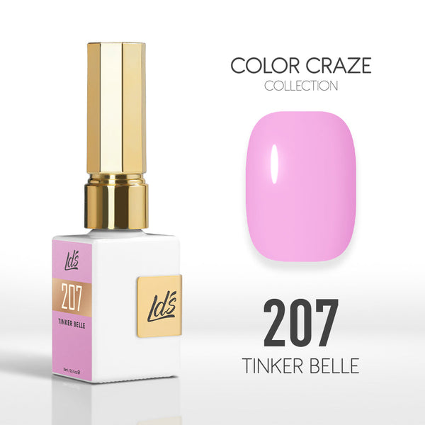  LDS Color Craze Gel Nail Polish - 207 Tinker Belle - 0.5oz by LDS COLOR CRAZE sold by DTK Nail Supply