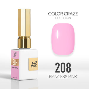  LDS Color Craze Gel Nail Polish - 208 Princess Pink - 0.5oz by LDS COLOR CRAZE sold by DTK Nail Supply