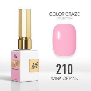 LDS Color Craze Collection - 210 Wink of Pink - Gel Polish 0.5oz