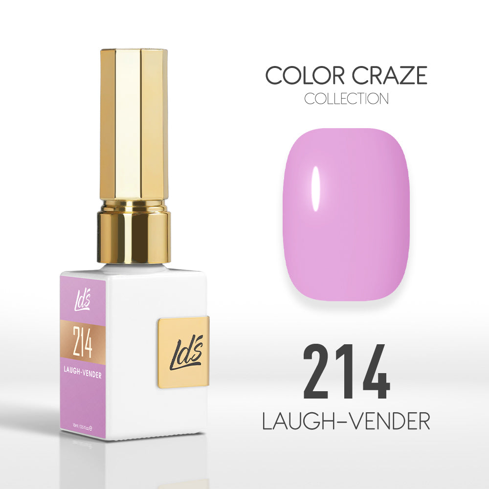  LDS Color Craze Gel Nail Polish - 214 Laugh-vender - 0.5oz by LDS COLOR CRAZE sold by DTK Nail Supply