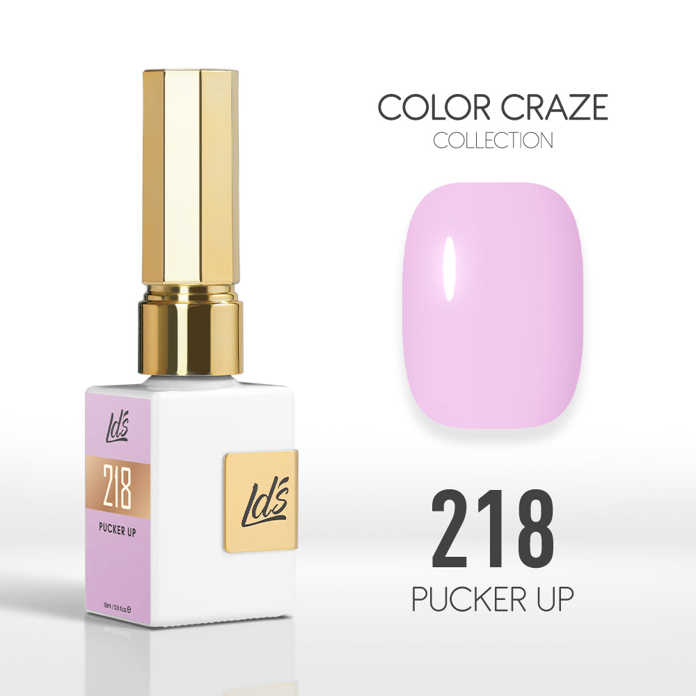  LDS Color Craze Gel Nail Polish - 218 Pucker Up - 0.5oz by LDS COLOR CRAZE sold by DTK Nail Supply