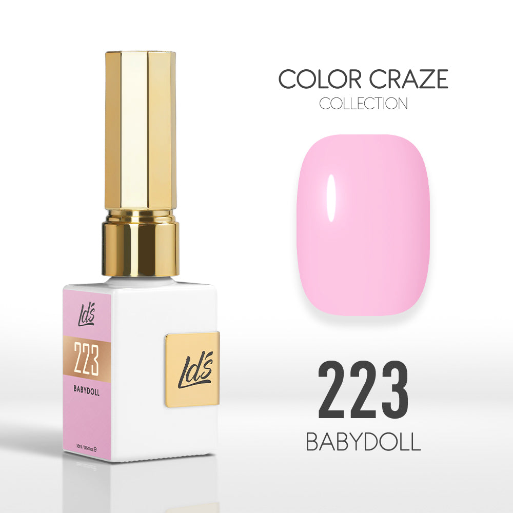  LDS Color Craze Gel Nail Polish - 223 Babydoll - 0.5oz by LDS COLOR CRAZE sold by DTK Nail Supply