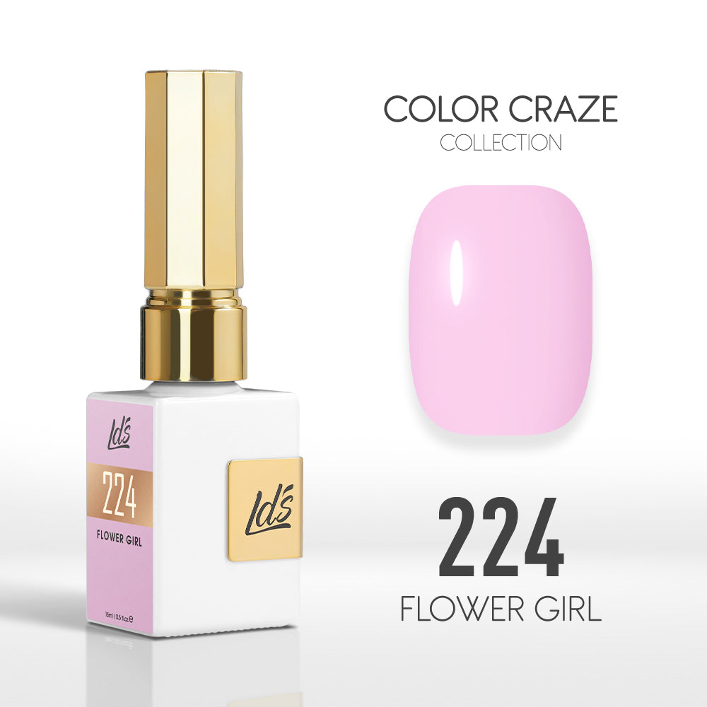  LDS Color Craze Gel Nail Polish - 224 Flower Girl - 0.5oz by LDS COLOR CRAZE sold by DTK Nail Supply