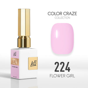  LDS Color Craze Gel Nail Polish - 224 Flower Girl - 0.5oz by LDS COLOR CRAZE sold by DTK Nail Supply