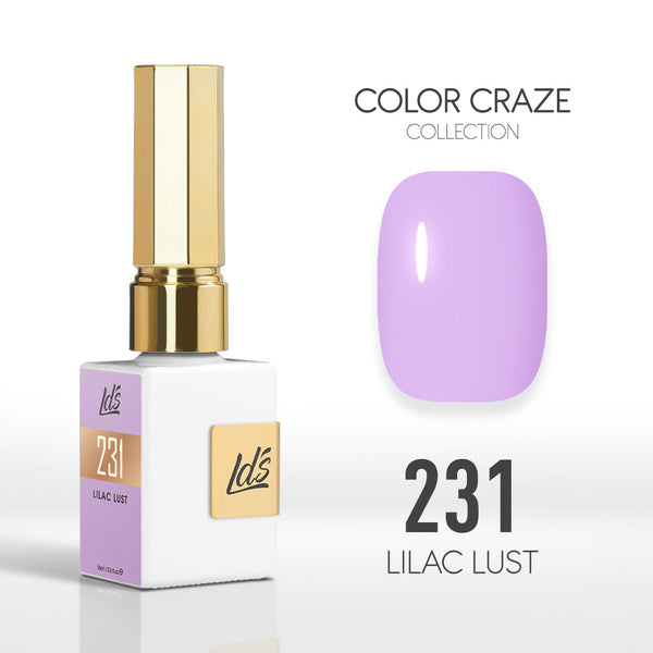  LDS Color Craze Gel Nail Polish - 231 Lilac Lust - 0.5oz by LDS COLOR CRAZE sold by DTK Nail Supply