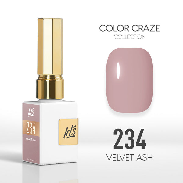 LDS Color Craze Collection - 234 Velvet Ash - Gel Polish 0.5oz