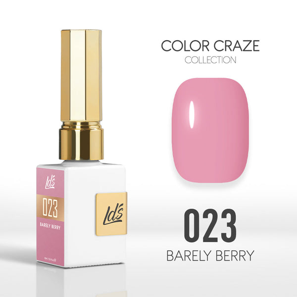  LDS Color Craze Gel Nail Polish - 023 Barely Berry - 0.5oz by LDS COLOR CRAZE sold by DTK Nail Supply