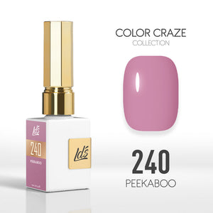 LDS Color Craze Collection - 240 Peekaboo - Gel Polish 0.5oz