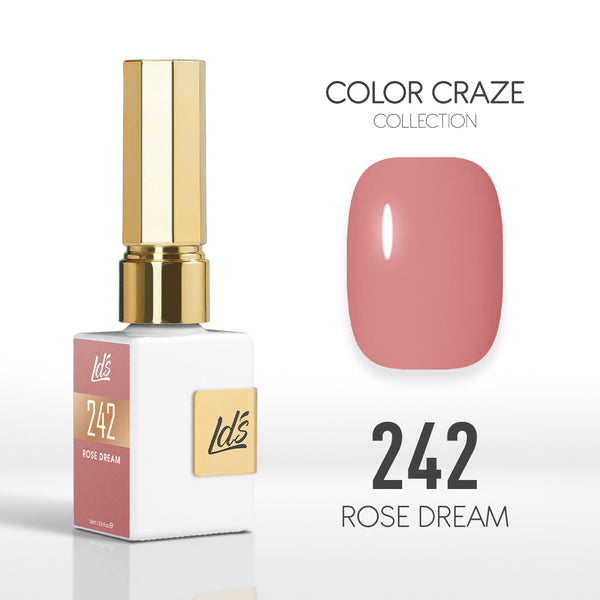  LDS Color Craze Gel Nail Polish - 242 Rose Dream - 0.5oz by LDS COLOR CRAZE sold by DTK Nail Supply